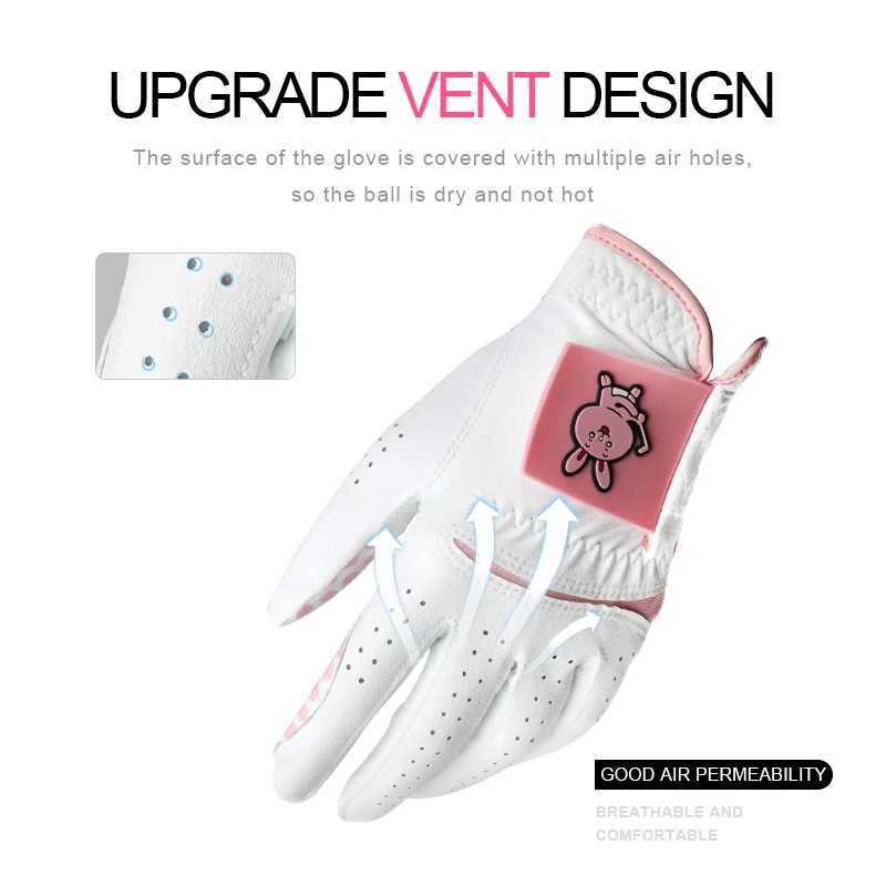 Singelila South Korea Japan Gloves Womens Superfiber Cloth Wear-resistant PU Cute Cartoon Sports Non-slip Breathable M260311