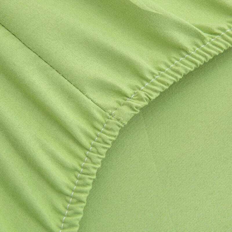 3pcs Fitted Microfiber Deep Pocket Bed Sheet Matcha Green Bedroom Bedding Set Solid Color Sheets with 2 Pillowcases H260311