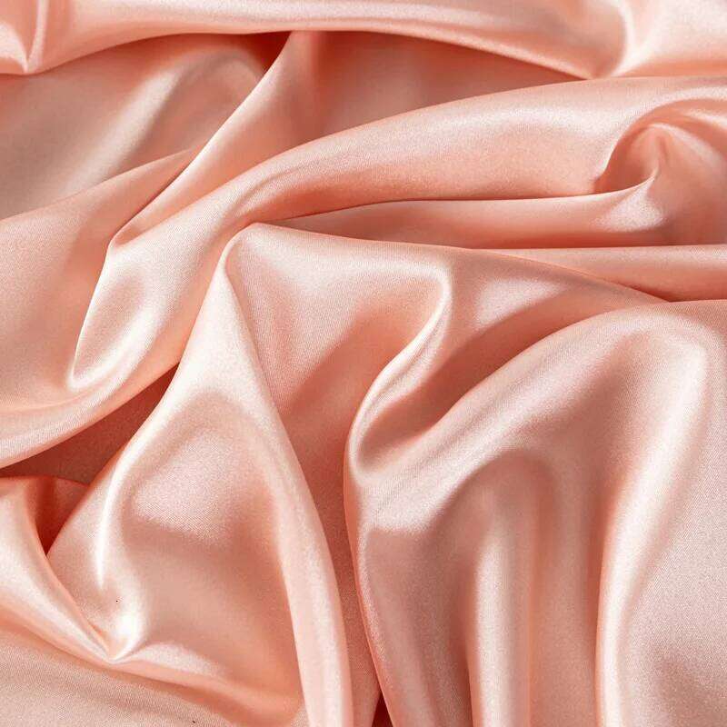 Natural Mulberry Silk Double Sheet Set Stain High-End King Size Bedsheet Sets Home Solid Color Soft Smooth Bed Cover H260311