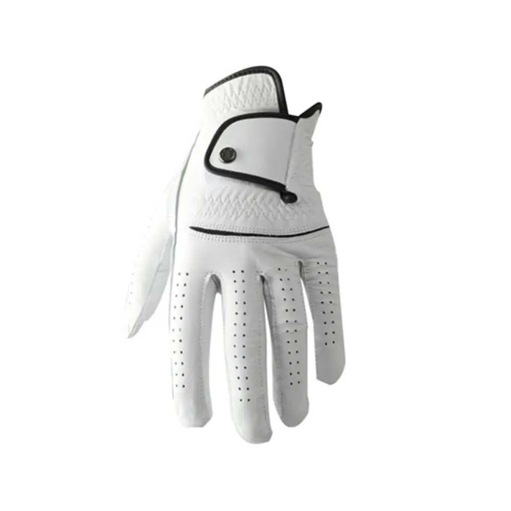 Sheepskin Mens Sports Glove Breathable White Leather ing Glove Maximum Grip Single Left Hand Accessories Male M260311