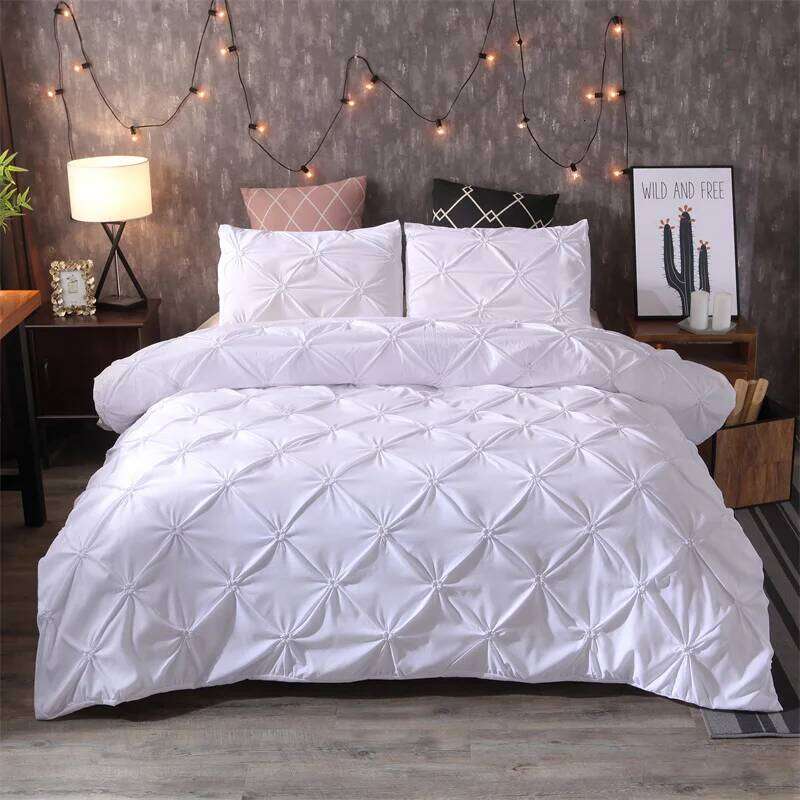 Queen Comfort 3Pieces, Gray Bed in a Bag Comforter Set for Bedroom, Beddding Sets without Comforter, Duvet cover&Pillowcases H260311