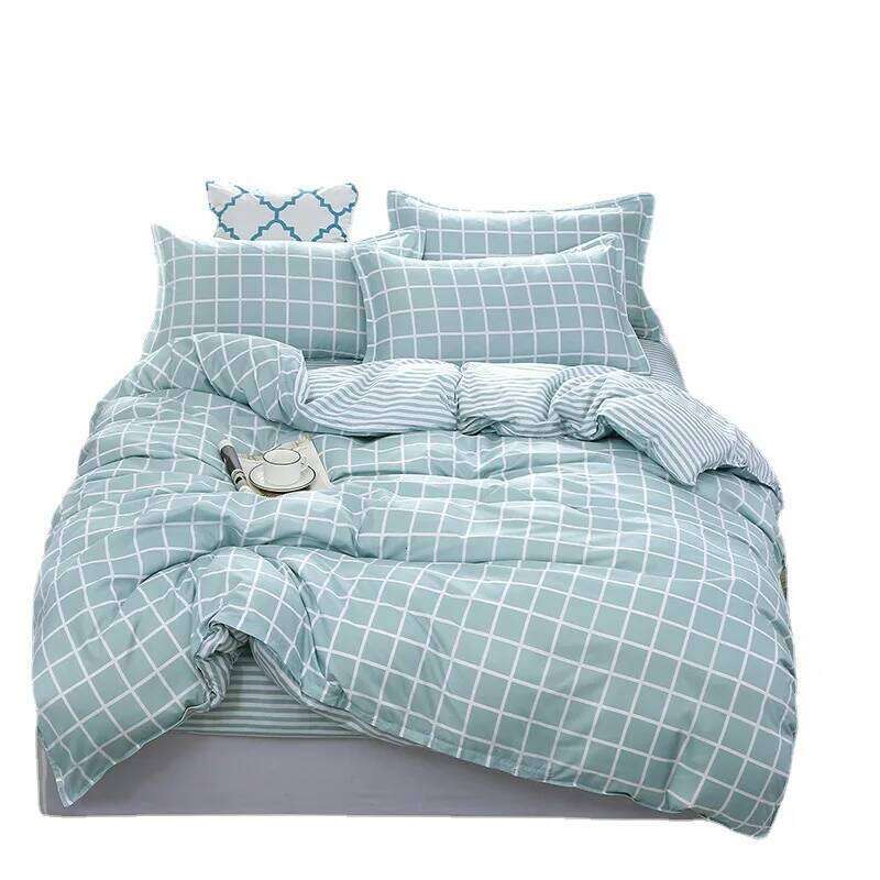 Skin Friendly Home Textile Simple Bedding Four Bed Sheet Duvet Student Children Three Piece Set 1.5/1.8 Meters H260311 - view 6
