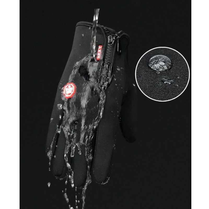 Cycling Gloves Driving Motorcycle Gloves Winter Warm Full Finger Gloves Touchscreen Windproof Non-Slip Cycling Outdoor supplies M260311