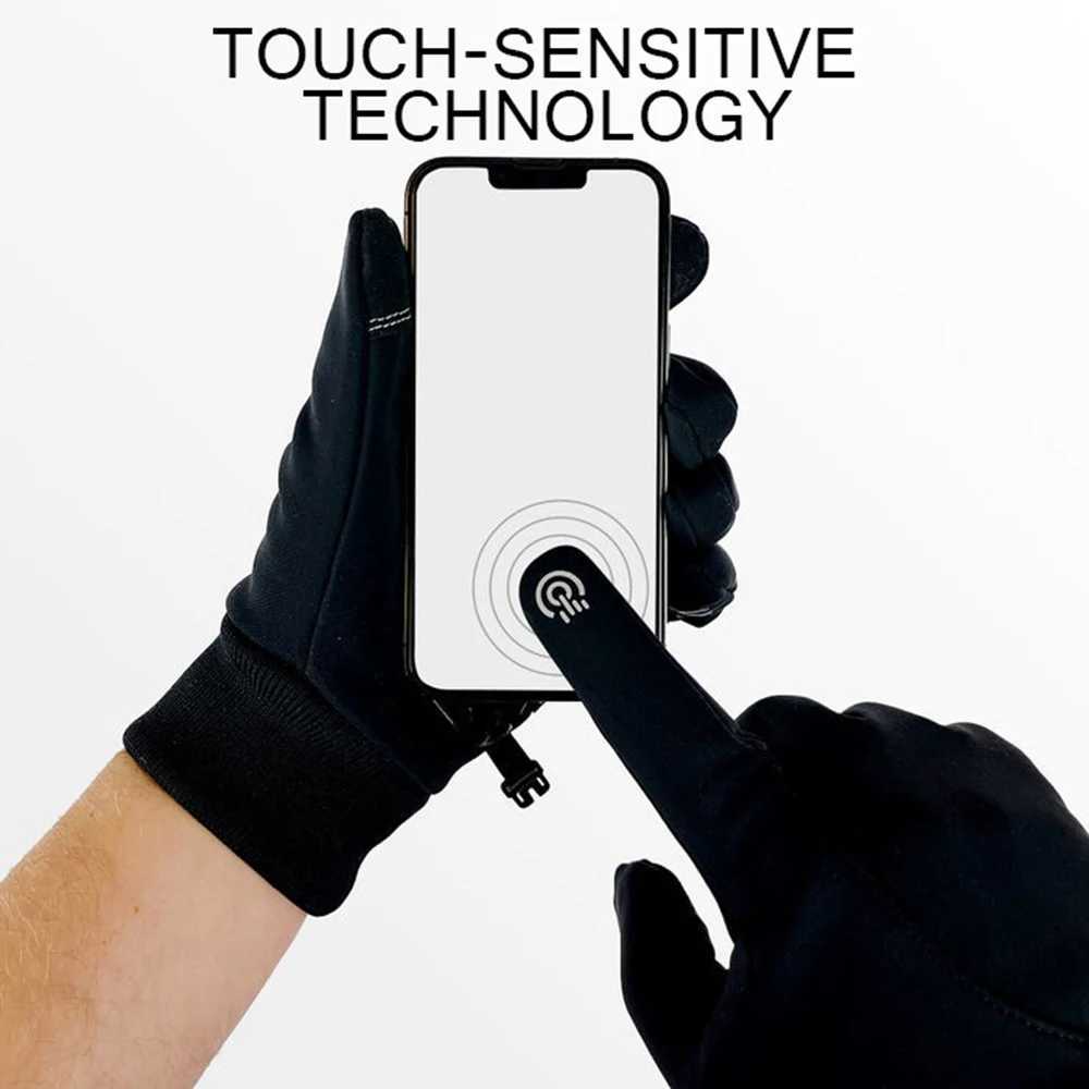 Winter Men Women Skiing Gloves Waterproof Warm Windproof Non-Slip Touchscreen Snowboard Snowmobile Cycling Gloves Reflective M260311