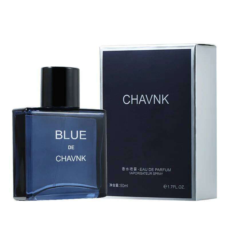 50ml Classic BLUE CHAVNK EAU DE PARFUM Pheromone Perfume Azure Fragrance Body Spray for Men Gentlemen Attract Women Z260311