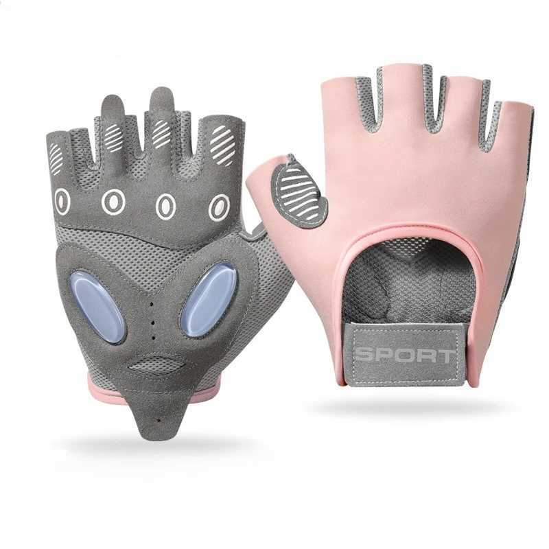 For Sport Fitness Half Finger Gloves Men Women Palm Thickening Non-slip Shock Absorption Wear Barbell Training M260311