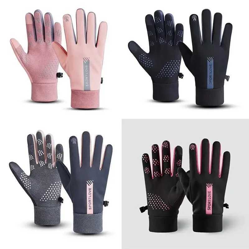 Winter Sports Warm Gloves Windproof Anti-Cold Touch Screen Skiing Gloves Water Resistant Outdoor Sports Cycling Driving Gloves M260311