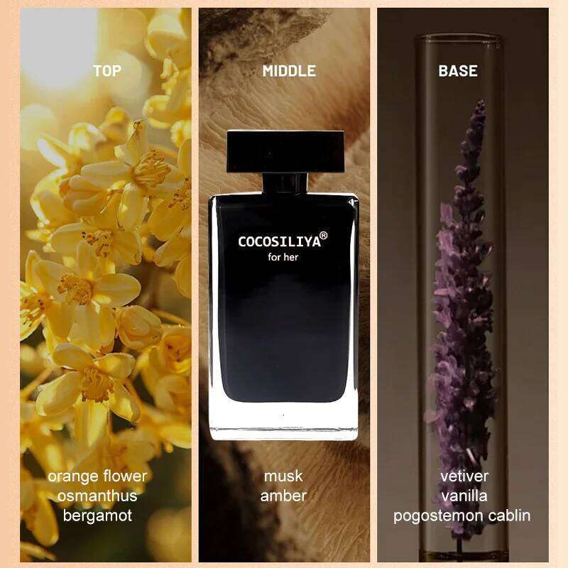 Brand Women's Floral Musk Fruity Vitality Confidence Bergamot Frankincense Nature Elegant Charm Perfume Z260311