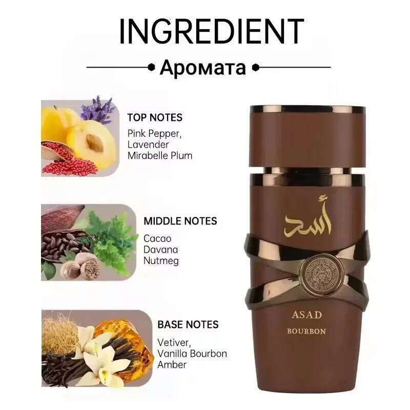 Arabian Men's Perfume 35ML/100ML Long-Lasting Fresh Eau De Toilette Spray with Pheromones Floral Notes for Men Z260311