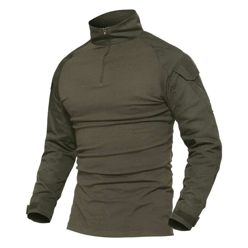 Combat Shirts Uniform Camouflage 4XL Cargo Sport Airsoft Paintball Hunting Hiking Tactical Shirt Men Waterproof Tops 26H0311