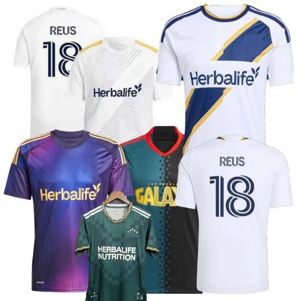 2025 2026 2027 Los Angeles Galaxy REUS Soccer Jerseys LA GABRIEL PEC RIQUI PUIG KLAUSS YOSHIDA PAINTSIL GLESNES GABRIEL PEC men kids 26 27 football shirt