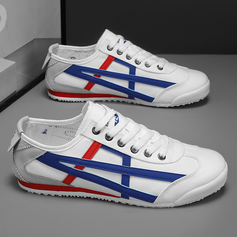 2026 New Style Men's Canvas Shoes - Luxurious White Casual Multi-functional Outdoor Men's Sporty Casual Shoes - White Fashion Shoe Style