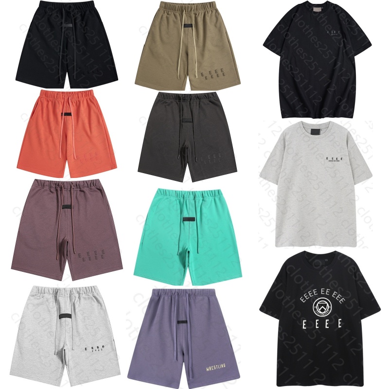 mens shorts men designer t shirt running short de bain cotton tshirt luxury shirts women summer fashion unisex high quality street draw rope letter hip hop man Shorts