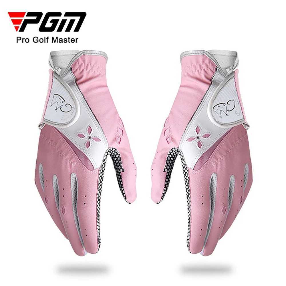 PGM Womens Gloves 1 Pair Soft Breathable PU Leather Non Slip Particles Outdoor Sports ST020 M260311