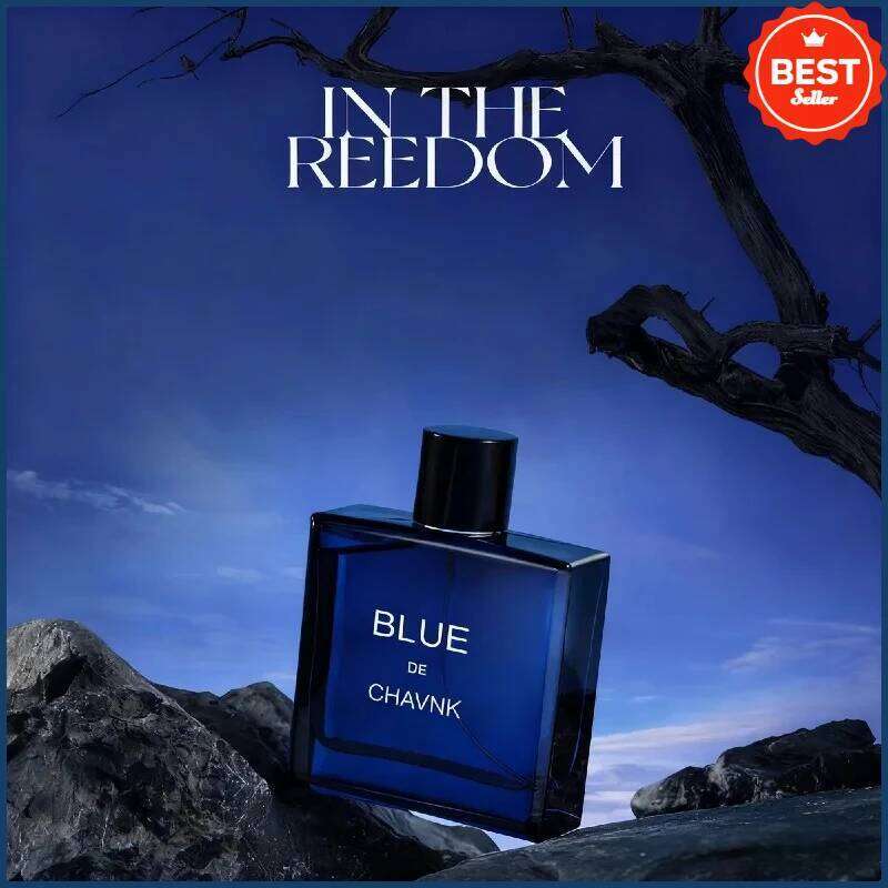Blue de Chavnk Inspired Perfume for Men, 100ML Original Woody Aromatic & Fresh Citrus Fragrance, Long Lasting Versatile Scent Z260311