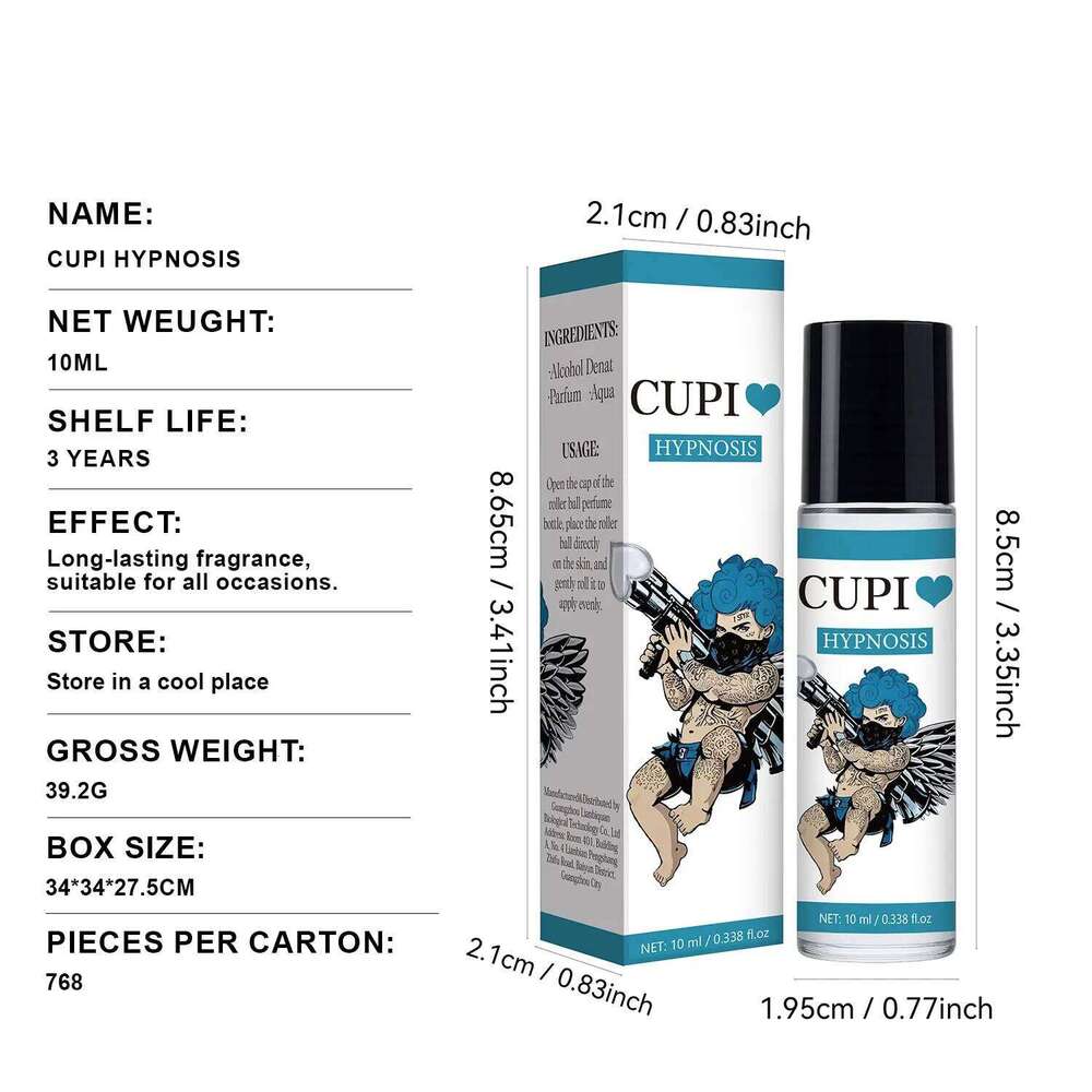 10ML Cupids Roll-on Perfume Original Pheromone Cologne for Men Eau de Parfum Long Lasting Fragrance Men's Perfumes Samples Z260311