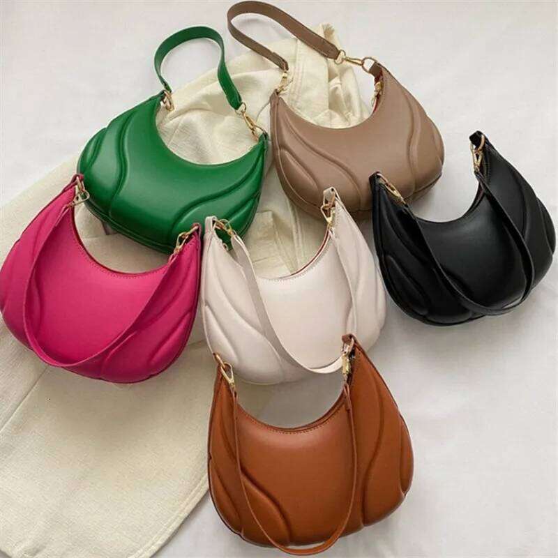 Stylish Pu Leather Handbag Women Armpit Shoulder Fashionable Tote Versatile Crossbody Bag, Suitable for Daily Use XJ260311
