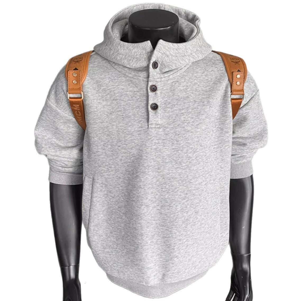 Casual And Stylish Long-sleeved Hooded Button-up Sweatshirt New Designer Hoodie Versatile Ins Harajuku Artistic Simple Trendy Style