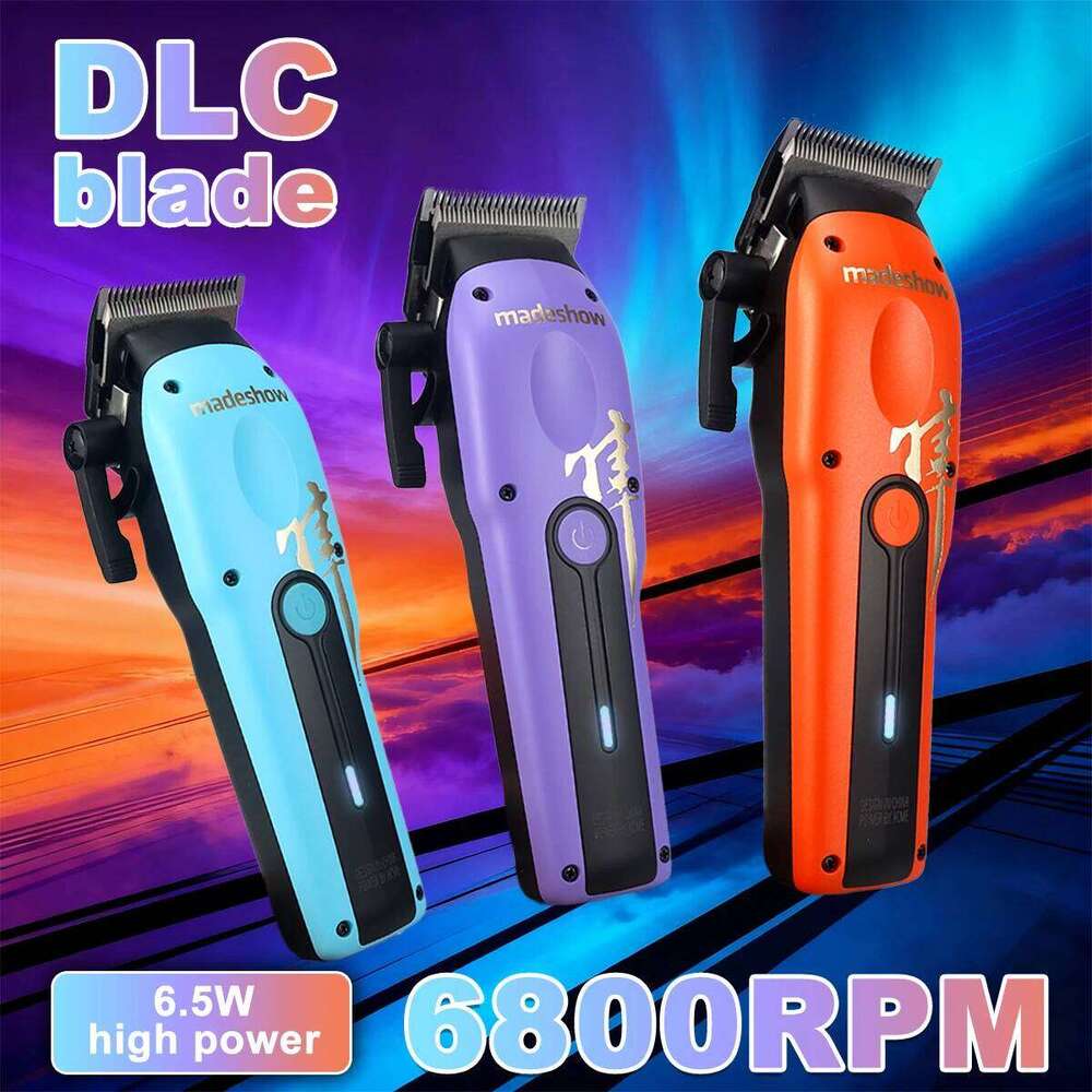 MADESHOW M15 Clippers Men DLC Blade 6800RPM 6.5W 2200mAh Low Noise for Salon Use Hair Clipper Professional Barber Machines C260312
