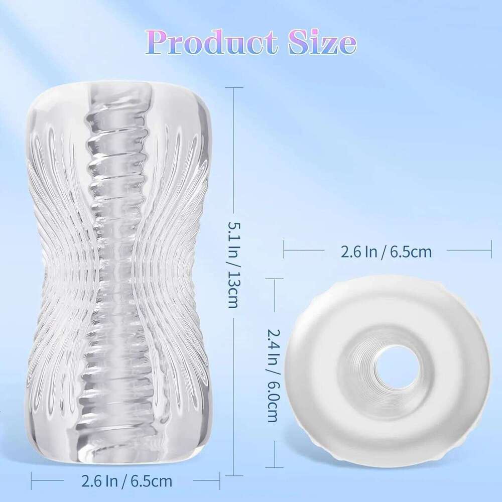 Male Masturbator Soft Pussy Sex Toys Transparent Vagina Endurance Exercise Adult supplies Vacuum Pocket Cup for Men Z260312