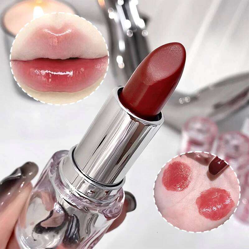 Light, transparent, glossy lipstick, mirror moist, not easy to touch the cup, color, makeup, tender Korean lip gloss W260311