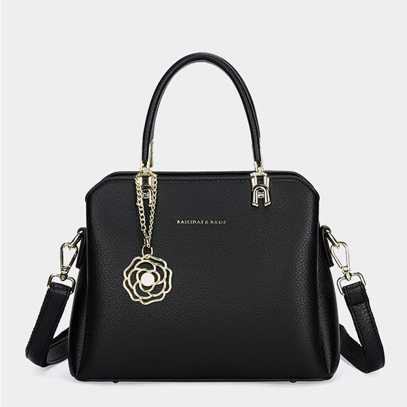 High-end handbag with shoulder strap and large capacity tote for women