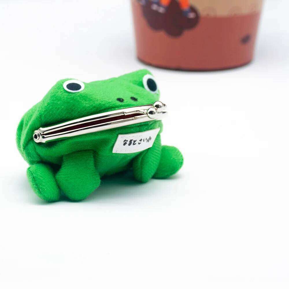 Anime Peripherals Women's Wallet Frog Mini Purse Small Bag Coin Pouch Woman Wallets Holders Luggage Bags