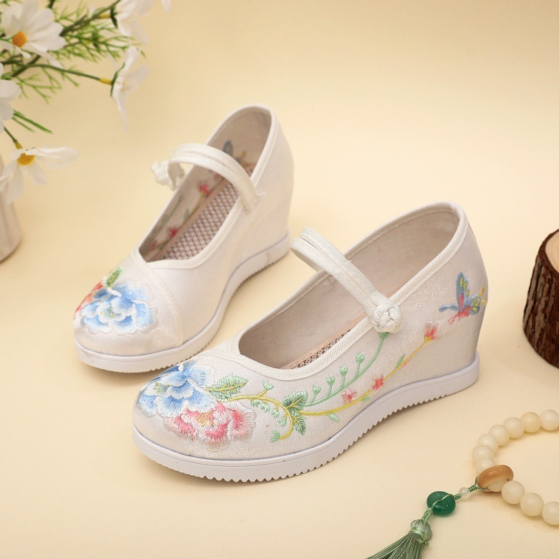 STAOXINDIKE the Beach Mid Block Heel Synthetic Suede Blue Strap Casual True to Size Affordable Luxury Pumps Heeled Shoes