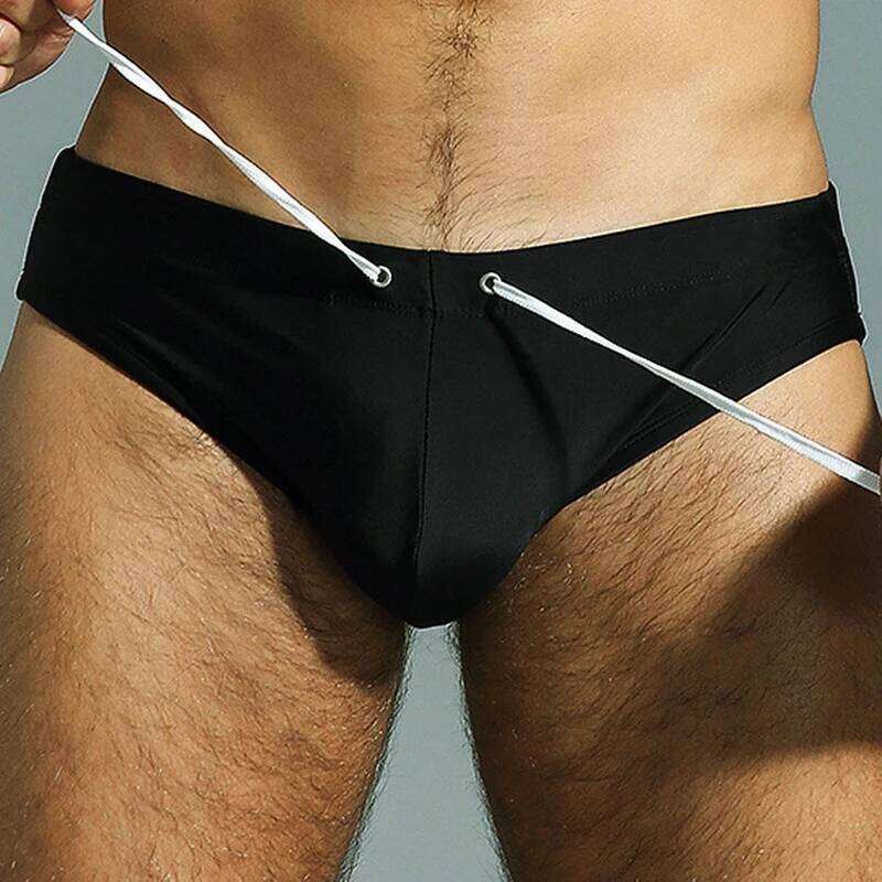 Mens Swimwear Sexy Briefs Swimsuits Trunks Beachwear Summer Surf Board Wear Men Swimming Brief Bikini Underwear Spa Underpants Z260312