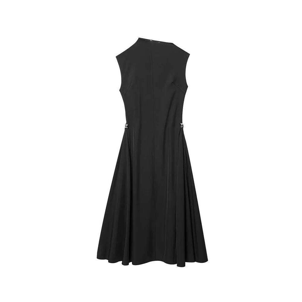 TFMLN New Womens Irregular Neck Long Summer Sleeveless Party Elegant Ladies Fashion A Line Holiday Dress C260312
