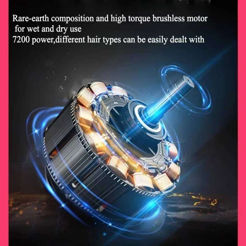 MRD HC-90-4 Smart Brain Men's Hair Clipper Professional Full Metal Lift Height Torque Digital Brushless Motor Cordless Clippers C260312