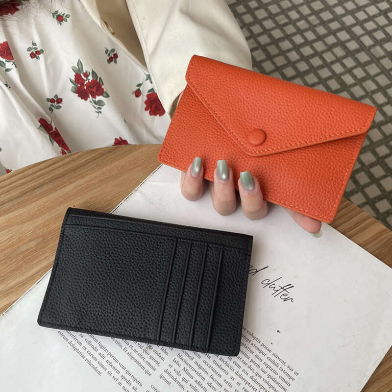 Luxury fashion wallet Fashion Simple Women S Wallet Korean And Japanese Style Envelope New Top Layer Cowhide Mini Coin Purse Multi Card Slot Lightweig