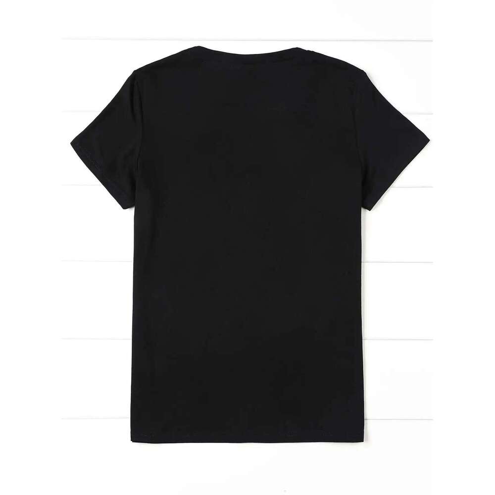 Women's St Patrick's Day Clover Print Crew Neck T-Shirt Casual Spring Fashion Celebration Top for Adults Z260312