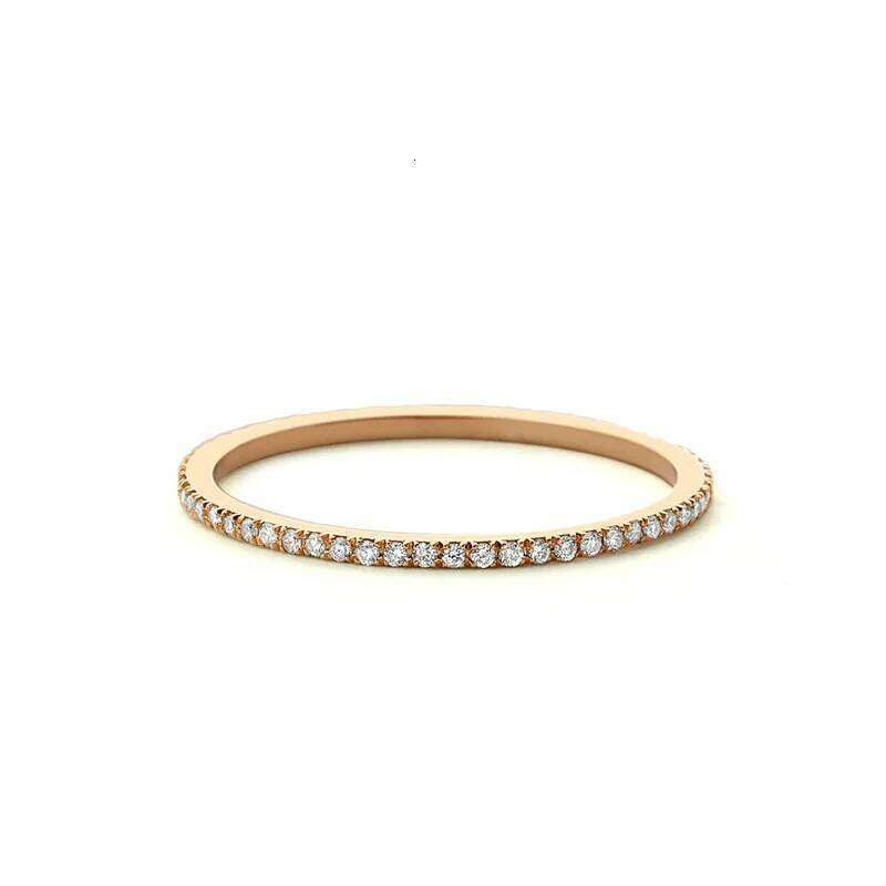 New Delicate Micro Pave Zircon Rings For Women Chic Crystal Daily Dating Women's Stackable Tiny Ring Fashion Jewelry Gifts H260312