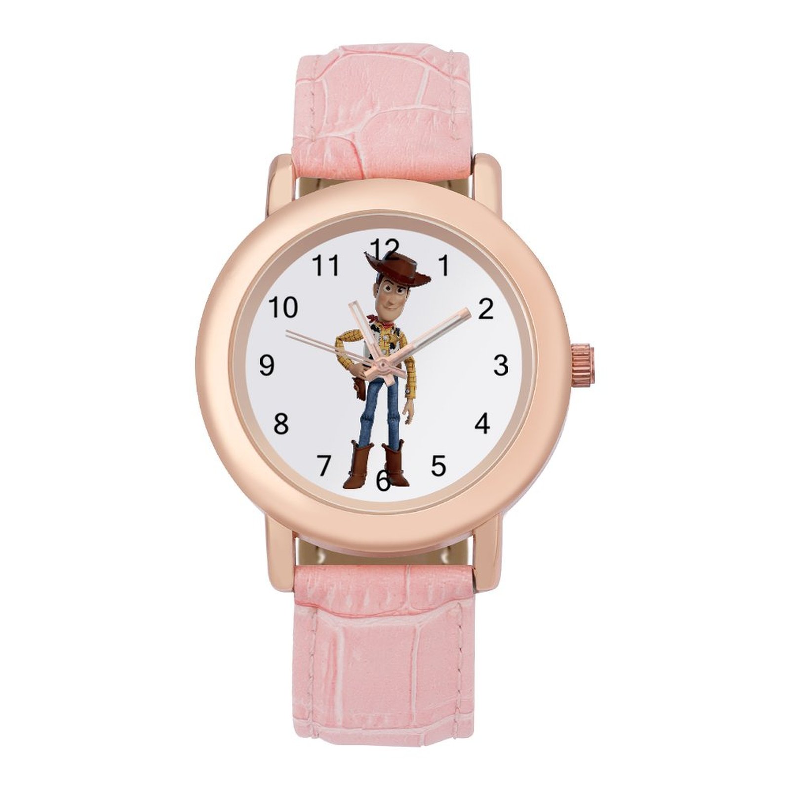 Woody Watches Women Girls Leather Strap Disney Cartoon Toy Story Watch Popular Decorative Gifts