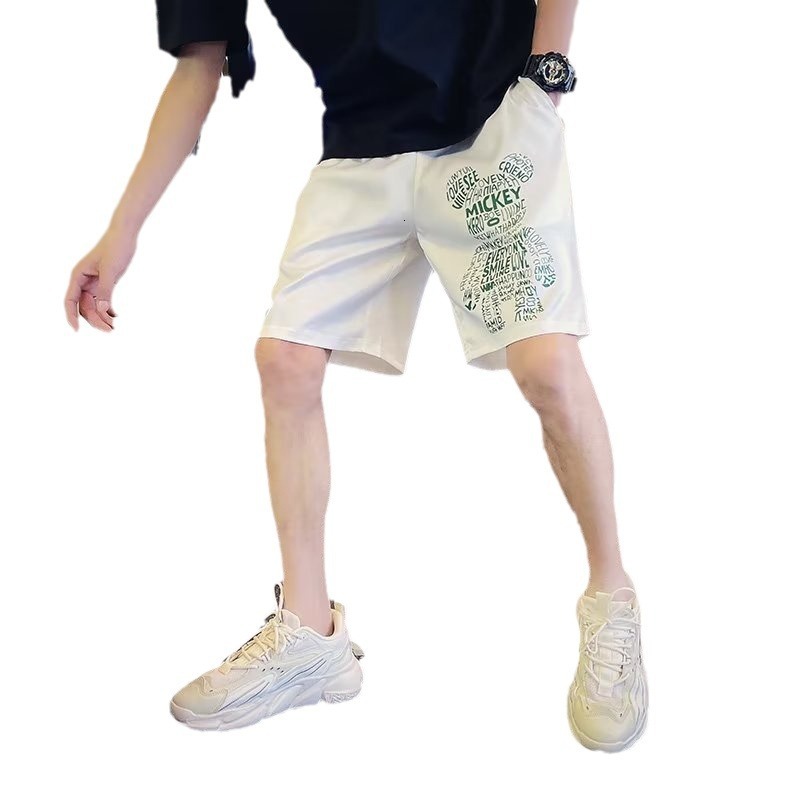 2026 New Designer Luxury Brand Men's Summer Ice Silk Shorts Thin Korean Style Fashionable Loose, Multi-functional Casual Sports Shorts Fashion Br