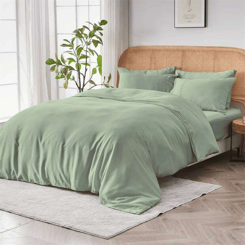 Mulberry Bedding Set with Duvet Cover Bedsheet Pillowcase 100% Silk Single Double King Queen Size Bed Sheet Sets H260312