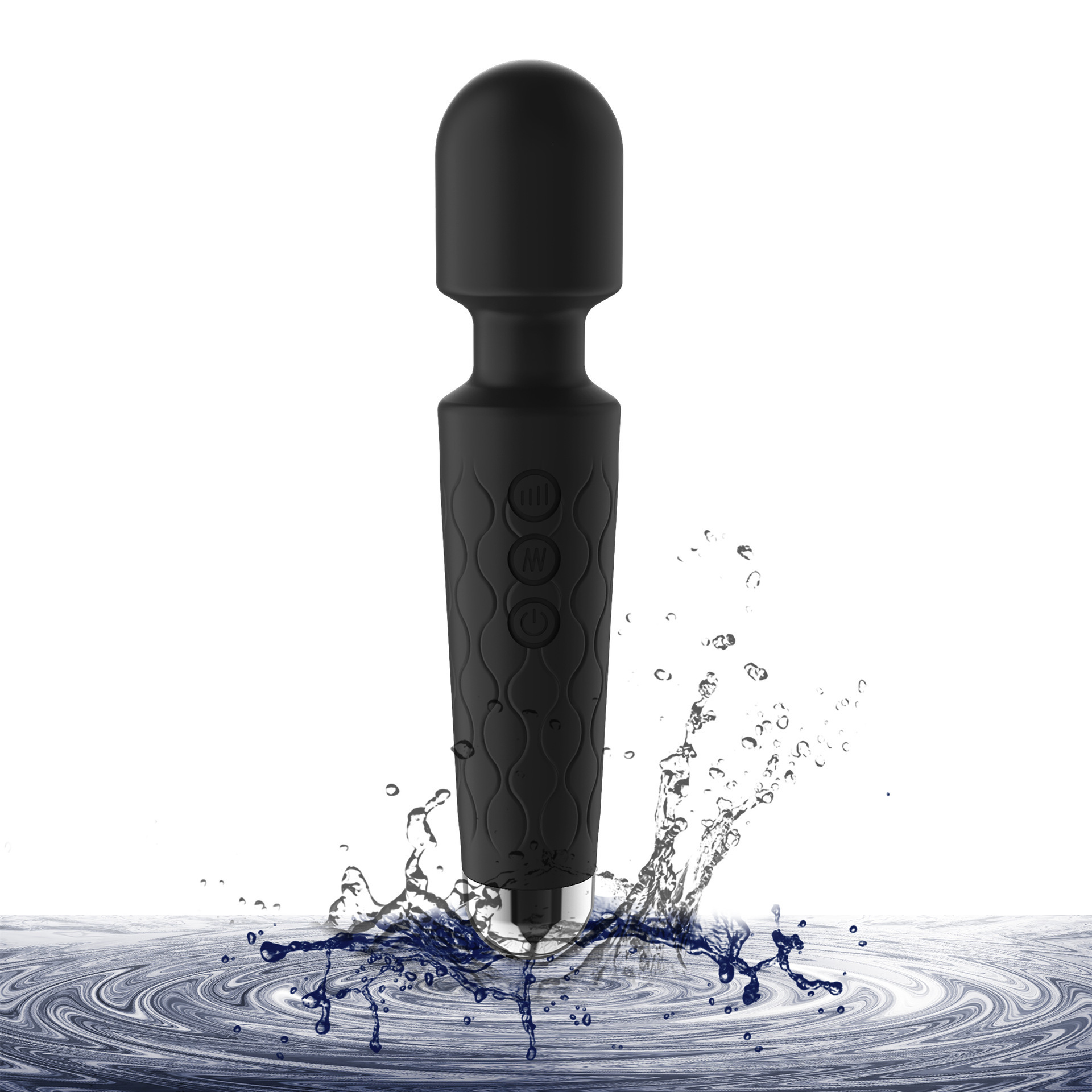 Free Shipping Factory Direct 20 Frequency Rechargeable Knight AV Stick Female Silicone Vibrator Masturbation Massager Adult Products