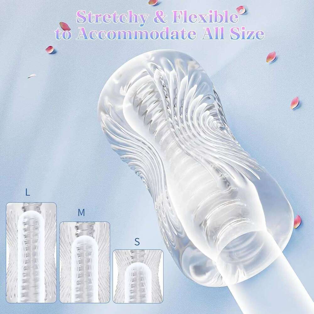 Male Masturbator Soft Pussy Sex Toys Transparent Vagina Endurance Exercise Adult supplies Vacuum Pocket Cup for Men Z260312