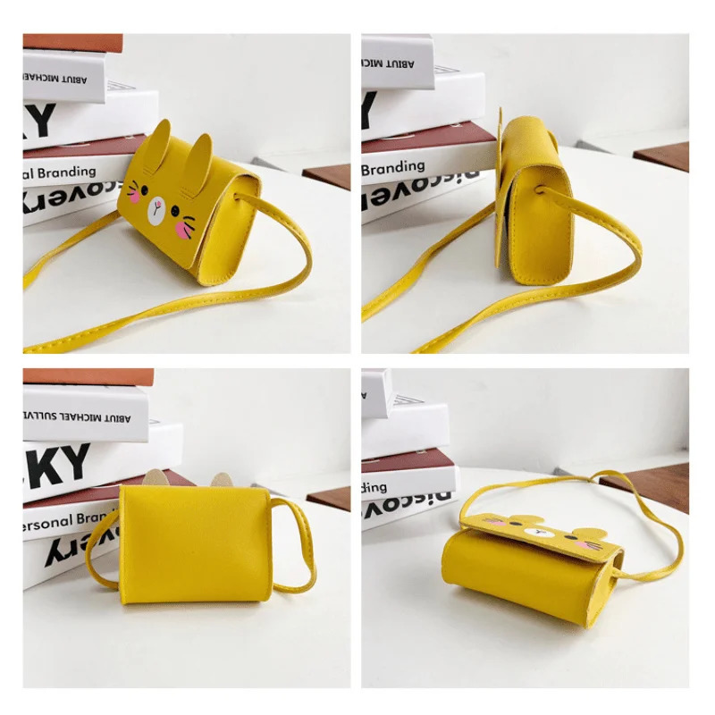 Childrens Mini Handbags Princess Baby Girls PU Leather Small Shoulder Crossbody Bags Cute Kids Coin Purse Wallet 260311