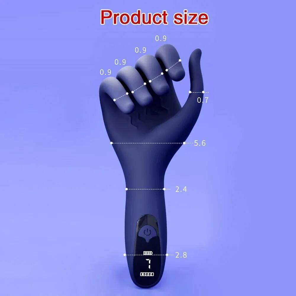 Male Electric Vibrator Simulation Hand Glans Penis Masturbation Training Device for Mens Endurance Delay Control Sex Toys Z260312