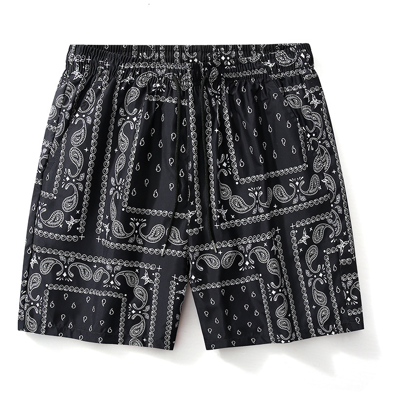 2026 New Designer Luxury Brand European And American Size Quick Drying Men's Shorts Loose Five Point Sports Casual Pants Men's Lightweight B