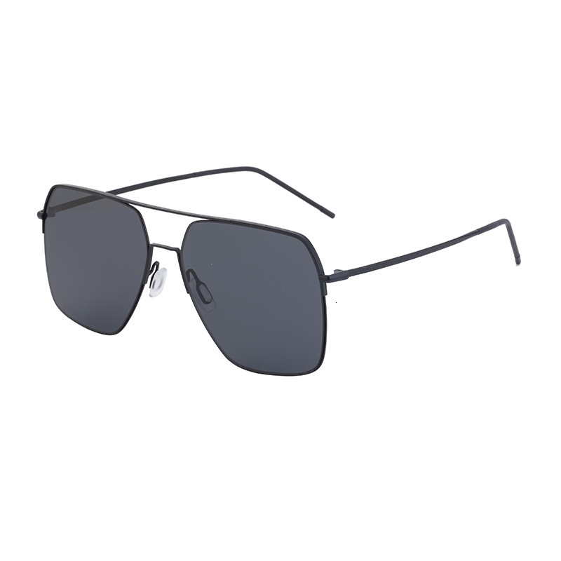 2026 New Fashion Square Polarized Men, High-end Metal Frame Sun Protection Sunglasses for Men Wholesale