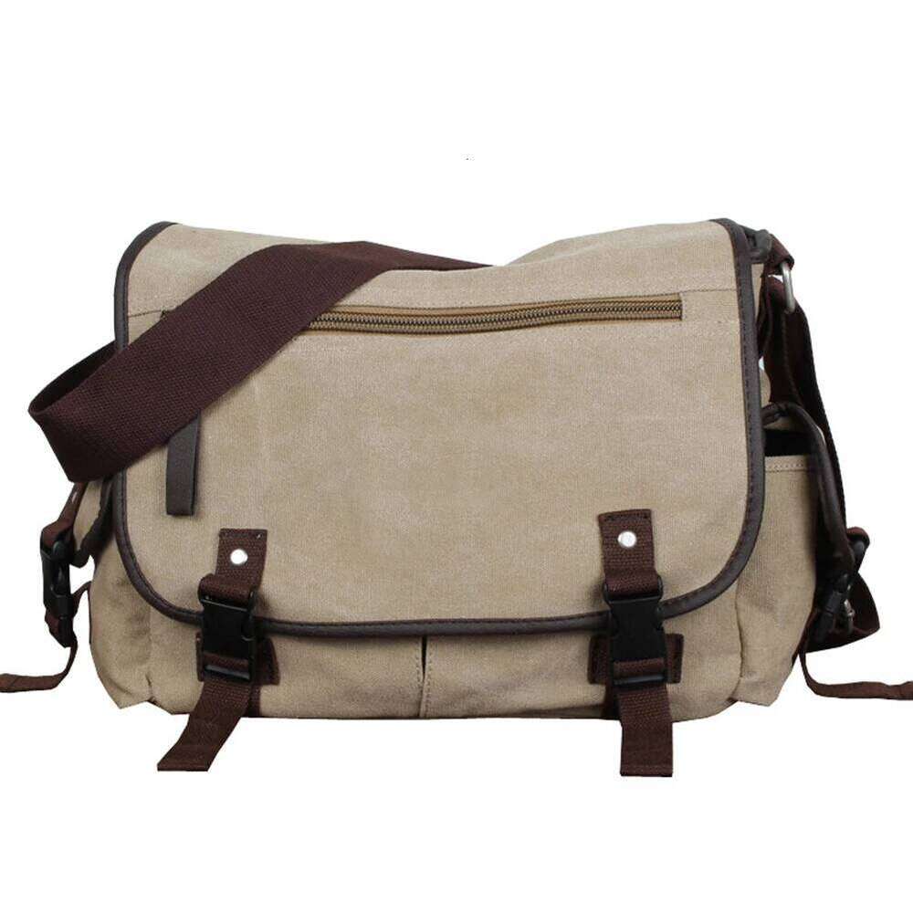 Vintage For Men Large Capacity Crossbody Bags Water Resistant Messenger Handbags Adjustable Strap for School Work