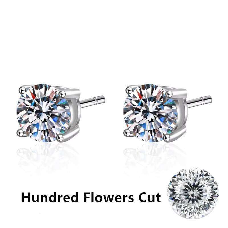 D Color High Quality Moissanite Affordable fashion Jewelry Earrings