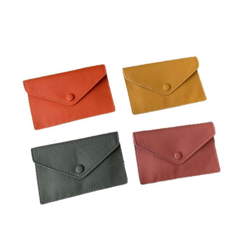 Luxury fashion wallet Fashion Simple Women S Wallet Korean And Japanese Style Envelope New Top Layer Cowhide Mini Coin Purse Multi Card Slot Lightweig