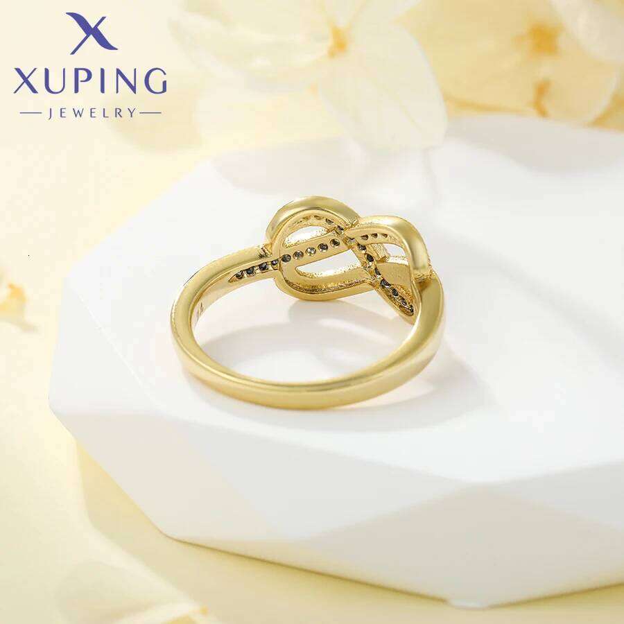 Xuping Jewelry Fashion Trend Finger Ring Simple New Arrival Women Couple Party Gift X000714506 H260312