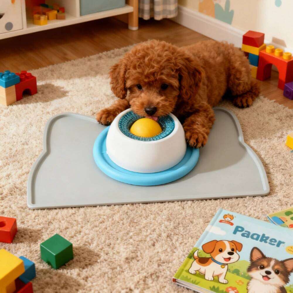 Interactive Cats Dog Lick Slow Food Bowl Feeding Dispenser Puppy Training Enrichment Pet Stimulation Toys Pets Accessories 26Y0312