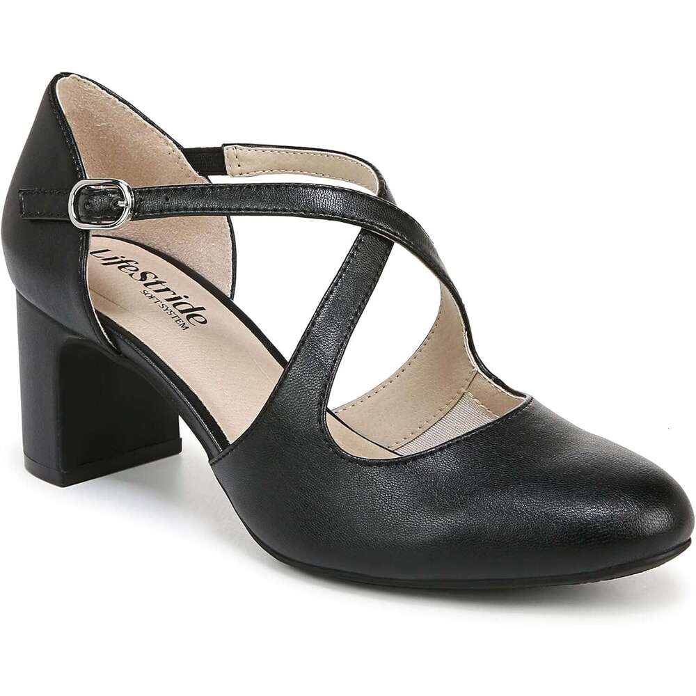 Womens designer dress shoes high heels loafers womens summer fashion comfort soft leather classic black nude womens luxury jane shoes