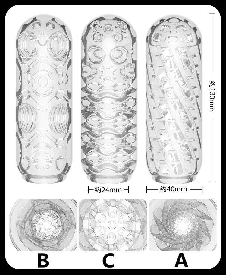 Male Masturbator Soft Pussy Sex Toys Transparent Vagina Adults Endurance Exercise Adult supplies Vacuum Pocket Cup for Men Z260312